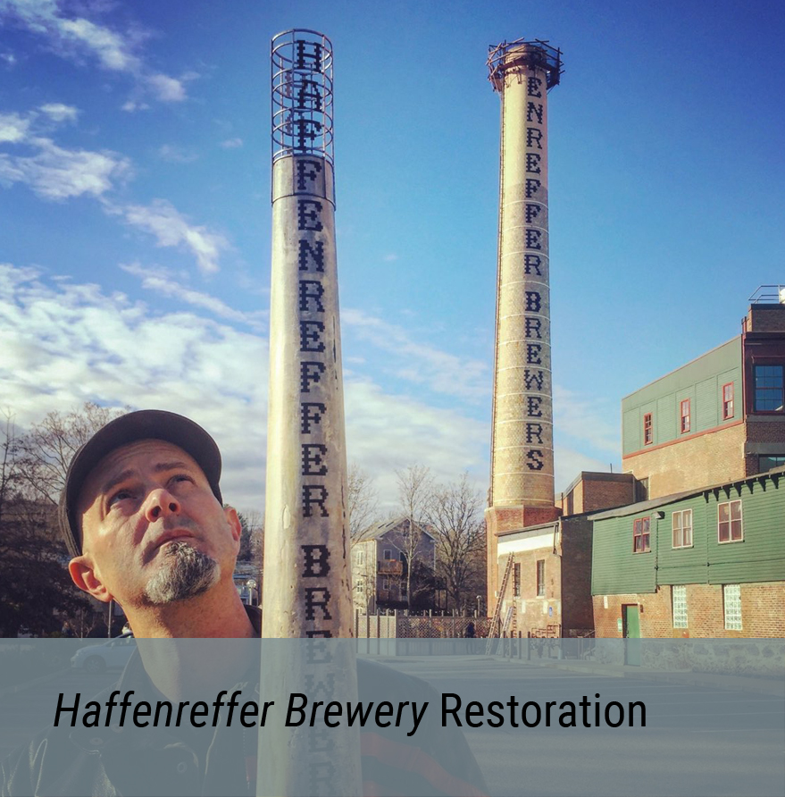 Public Art Project - Haffenreffer Brewery Chimney Restoration