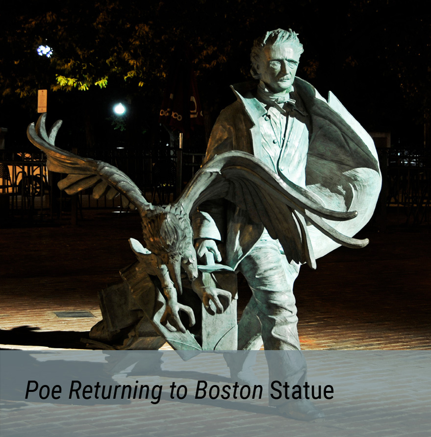 Public Art Project - Poe Returning to Boston Statue