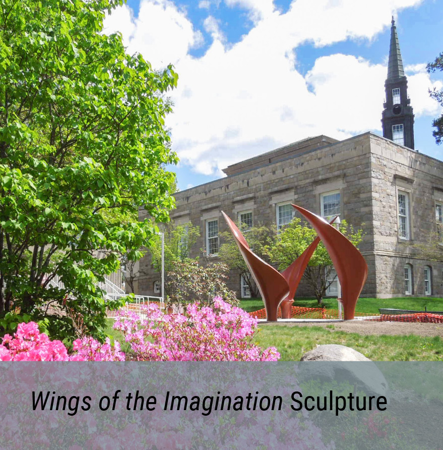 Public Art Project - Wings of the Imagination Sculpture