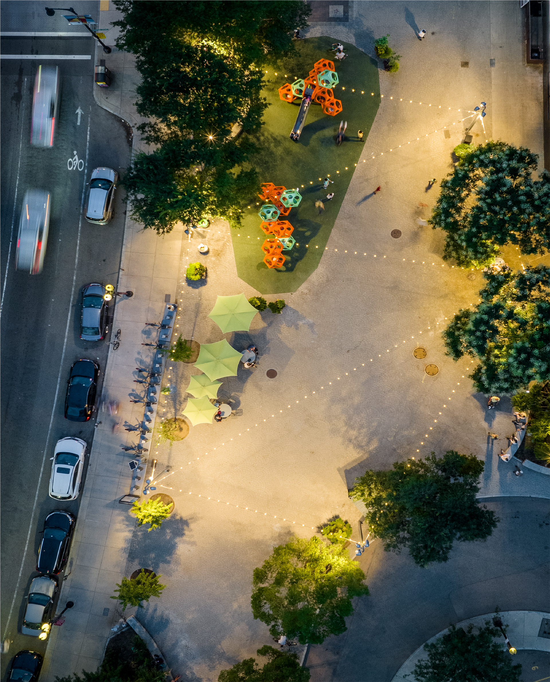 Serpentine Path Lighting